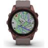Часы GARMIN FENIX 7S SAPPHIRE SOLAR DARK BRONZE TITANIUM WITH SHALE GRAY BAND 11149